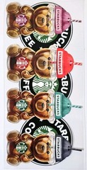 Starbucks Bear UV DTF Transfer Sticker Wrap Tumbler UVDTF BUY 10+ COMBINED SHIP