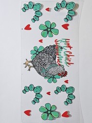 Chicken Hen UV DTF Transfer Sticker Wrap Tumbler UVDTF BUY 10+ GET COMBINED SHIP