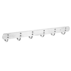 Coat Hook Wall Mount – NHENY Towel Rack with 6 Hooks Hanger for Hanging Cloth…