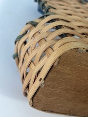 Cute Little Woven Wall Hanging Basket To Store Small Items In 5” X 3”