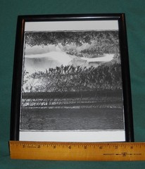 Upper & Lower Yosemite Falls *8×10 Framed Poster Print *Black & White *Framed VG