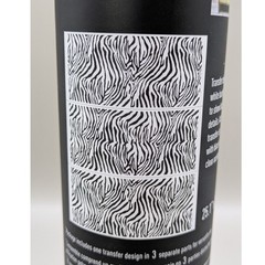Redesign with Prima Decor Transfers – Zebra Print – 24×36 – Black White
