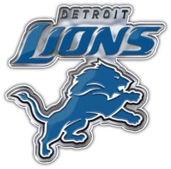 Detroit Lions NFL Football Logo Sport Car Bumper Sticker Decal «SIZES»