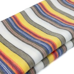 Soft & Warm Striped Baby Alpaca wool throw blanket 98″x67″ QUEEN