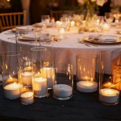 Clear Cylinder Vases 6 Inch Tall Glass Flower Vase for Table Decor 22oz