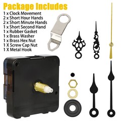 DIY Clock Movement Quartz Mechanism Wall Replacement Repair Tool Parts Motor Kit