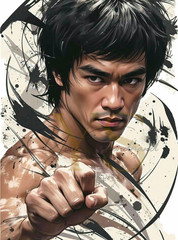 BRUCE LEE poster print 13»x19» home decor glossy paper #3