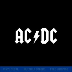 AC/DC Logo Vinyl Decal Sticker | Band Logo |Multi-Colors & Free Shipping