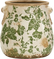 Charming 6.5in Tuscan Style Ceramic Vase – Ideal for Indoor Floral Arrangements