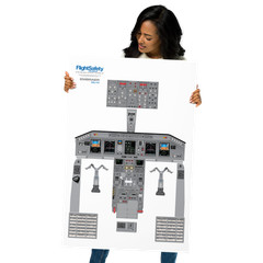 Embraer 170 Emb 170 Cockpit Poster 24in x 36in