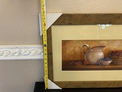 New Elegant Kitchen/Dining Room Framed Art Signed 18” X 28”