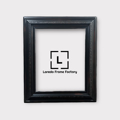 16 X 20 In Stock – Ready to Ship, Vintage black picture frame, distressed black