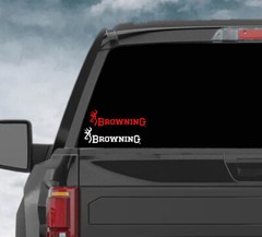 Browning 9 inch Vinyl Transfer Sticker for Car Window – Pick Color