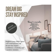 My Vinyl Story – Things to Remember Wall Decal – Inspirational Quot… Fast Ship