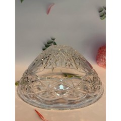 Waterford “Outlet” cut crystal Ireland round stamped shiny centerpiece table
