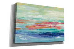 Epic Graffiti «California Surf» by Silvia Vassileva, Giclee Canvas Wall Art