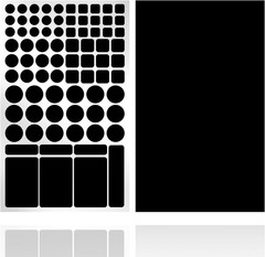 100% Light Blocking Stickers – Ideal for Mobile Devices and Tablets (2 Sheets)