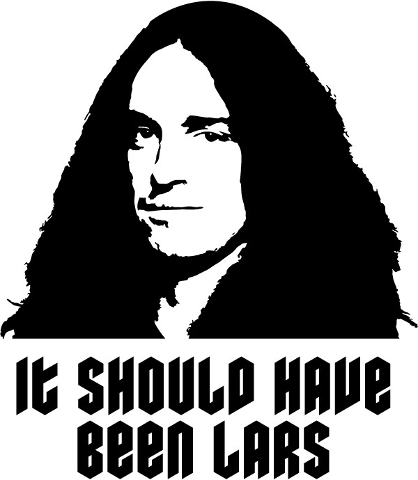 It Should Have Been Lars VINYL DECAL STICKER dark humor metallica cliff burton