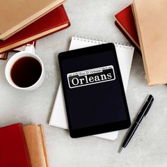 Orleans Street New Orleans Sticker – NOLA Louisiana Street Sign Decal for Laptop