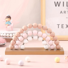 Cute Pink Rainbow Girls Room Decoration 8.66 X 5 Inch Boho Standability Pastel K