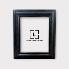 12 x 18 In Stock-Vintage Black picture frame,antique style frame,canvas frame.