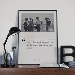 Stand by Me Movie Poster Print, Movie Quote – Unframed