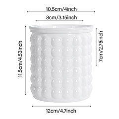 1pc Mini Self Watering Flower Pot Transparent Plastic Hydroponic Vase – NEW