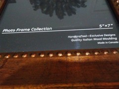 Roma Living New Picture Frame & The Weston Gallery Frame, TWO FRAMES 5″ X 7″