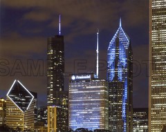 Chicago, Illinois Skyline Prudential Building Architecture 8 X 10 Photo