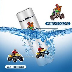 50PCS Four Wheeler ATV Quad Bike Stickers Dirt Bike Decals Party Favors Birthday