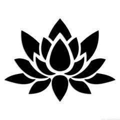 Lotus Flower – Decal Sticker – Multiple Colors & Sizes – ebn6145