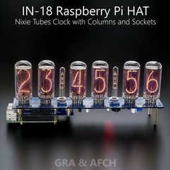 IN-18 SHIELD NCS318 RASPBERRY PI HAT or ARDUINO NIXIE CLOCK [WITH OPTIONS]