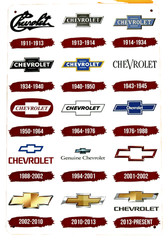 Chevy Chevrolet Logo Tin Sign (Camaro Corvette Vette Bel Air Impala Bow Tie) W58