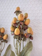 ARTIFICIAL hypericum stem, TWO stems