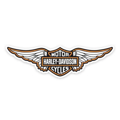 Harley Davidson Sticker 4 inch Vinyl Decal Motorcycle High Quality Waterproof