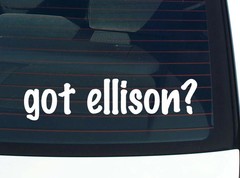 got ellison? FUNNY VINYL CAR DECAL STICKER FAMILY LAST NAME