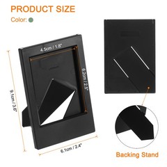 10Pcs Mini Picture Frames 2.4 x 3.5 Inch Rectangle Picture Frame Multicolor
