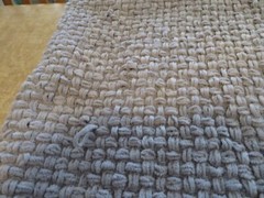 Urban86 Throw Blanket Gray Basketweave with Fringe Model UBT019 Polyester/Cotton