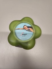 Images by Kohl’s Green Frosted Flower Photo Frame 3×3 Freestanding Desk Decor