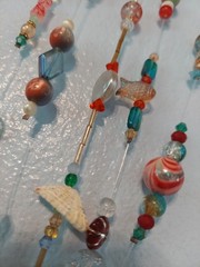 Handcrafted Bikini Ms. Starfish Windchime/suncatcher…. 4×14 Inches