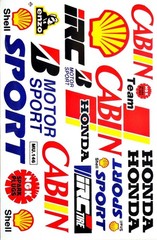 Dirt Bike Motorcycles Supercross Motocross ATV Lot 6 vinyl decals stickers D6015