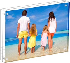 7″X5″ Acrylic Picture Frame-Display 7″X5″ Picture 2cm Thick Unframed Photo Frame