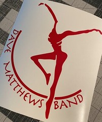 Vinyl Decal for Window – Fire Dancer (Dave Matthews Band)