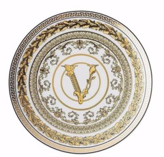 Versace Rosenthal – Flat Plate 17cm Virtus Gala White Versace