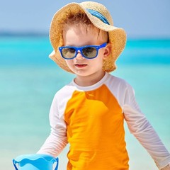 Pibupibu Kids Neon Colors Party Favor Supplies Unisex Sunglasses Pack of 8
