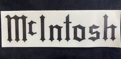 McIntosh 5.5 Inch Vinyl Transfer Sticker for Car Window, etc. – Pick color