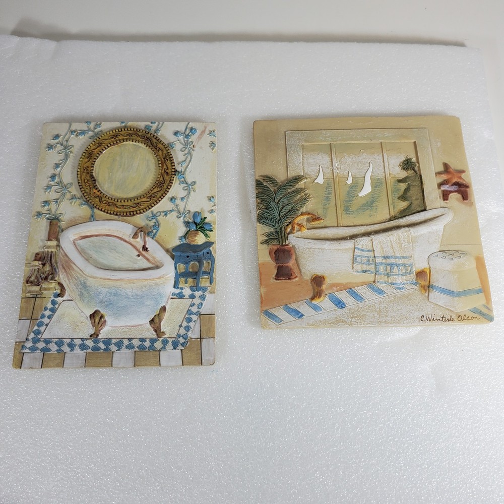 3D Bathroom Tiles Bundle 1 C Winterle Olson 1 Unknown Hanging Wall Art Decor
