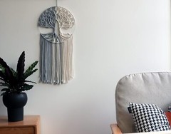 Macrame Wall Hanging Handmade Woven Boho Home Decor Tree of Life 13″ W X 31.5″ L