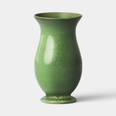 Tall Reactive Glaze Vase Green – Threshold