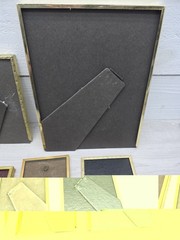 Vintage Picture Frame Lot Of 7 Brass Gold Tone MCM Mixed Varies Ornate PF005